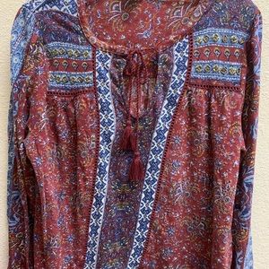 Lucky brand Woman’s boho top